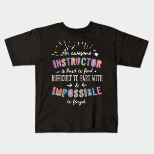 An awesome Instructor Gift Idea - Impossible to Forget Quote Kids T-Shirt